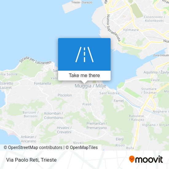 Via Paolo Reti map
