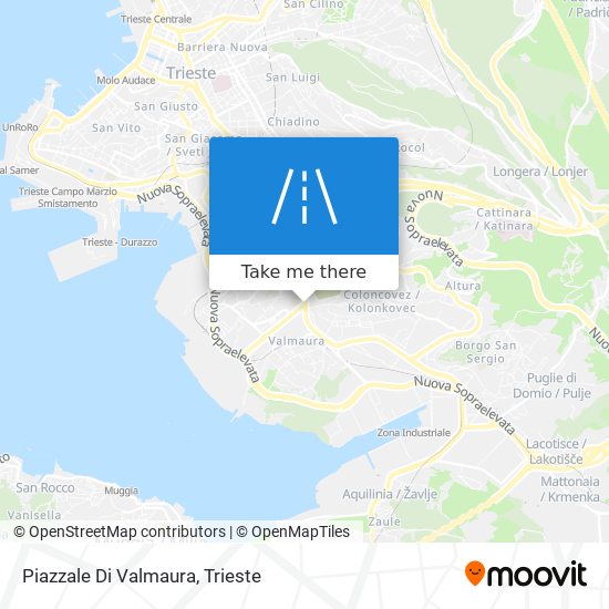 Piazzale Di Valmaura map