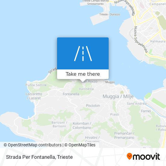 Strada Per Fontanella map