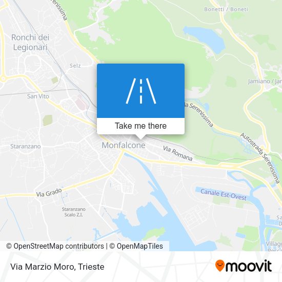 Via Marzio Moro map
