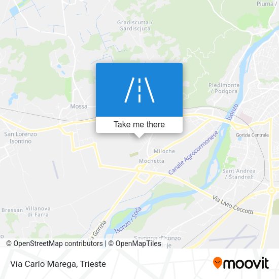 Via Carlo Marega map