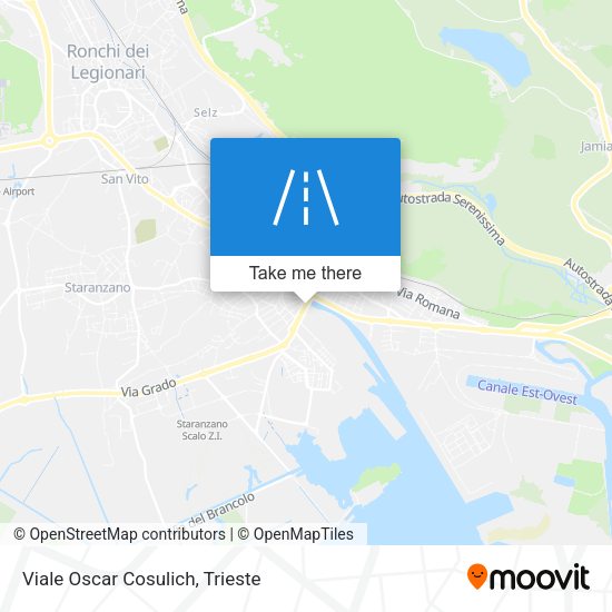 Viale Oscar Cosulich map