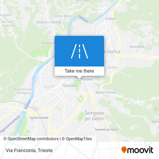 Via Franconia map