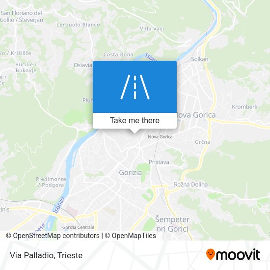 Via Palladio map
