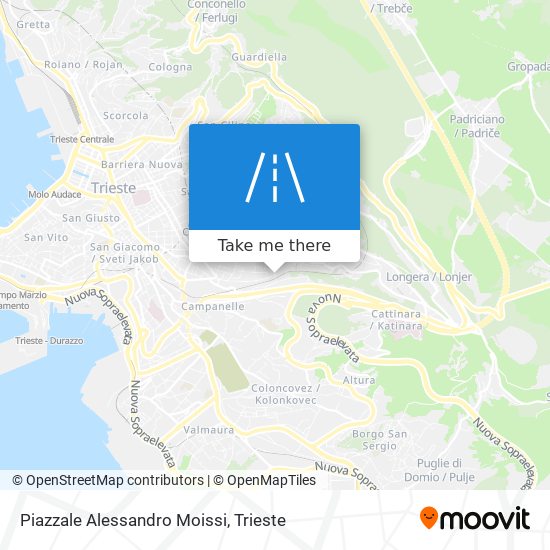 Piazzale Alessandro Moissi map