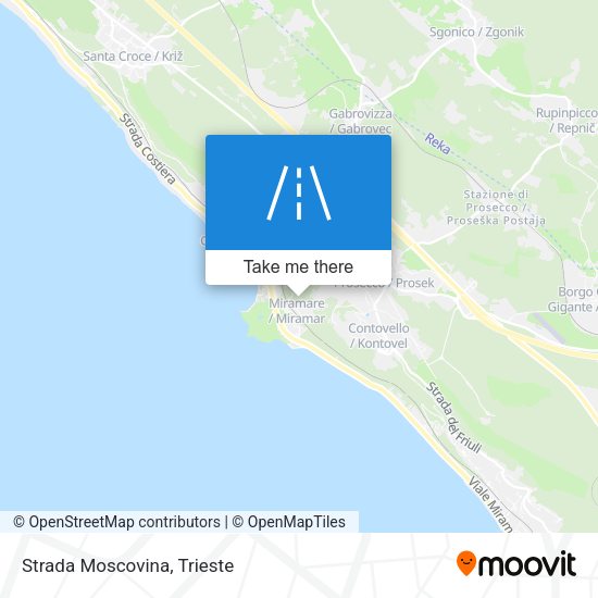 Strada Moscovina map