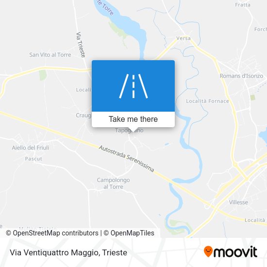 Via Ventiquattro Maggio map