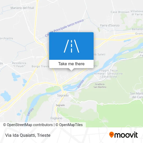 Via Ida Quaiatti map