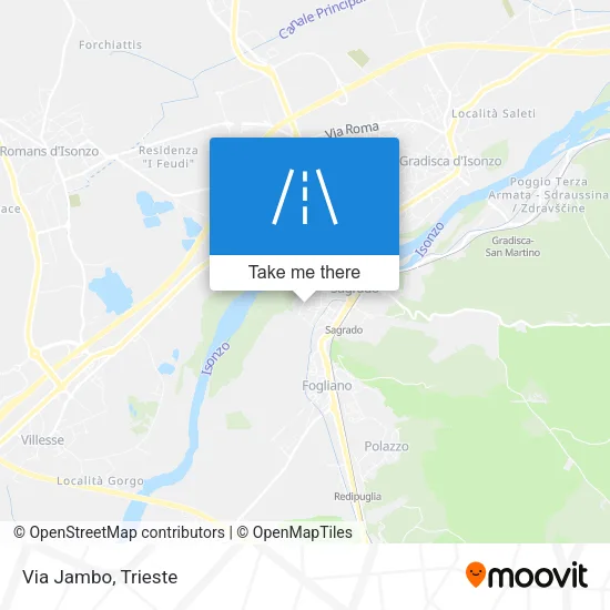 Via Jambo map