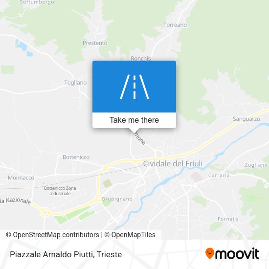 Piazzale Arnaldo Piutti map