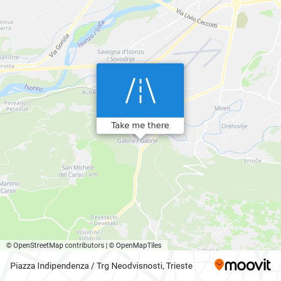 Piazza Indipendenza / Trg Neodvisnosti map