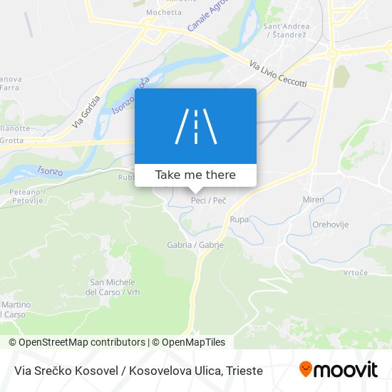 Via Srečko Kosovel / Kosovelova Ulica map