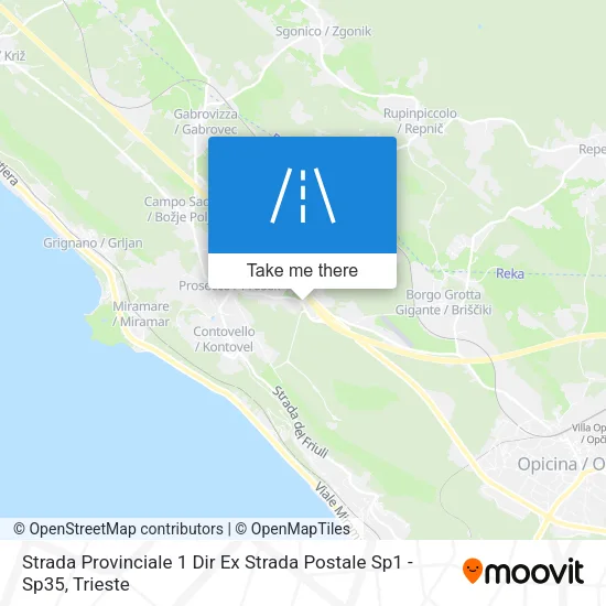Strada Provinciale 1 Dir Ex Strada Postale Sp1 - Sp35 map