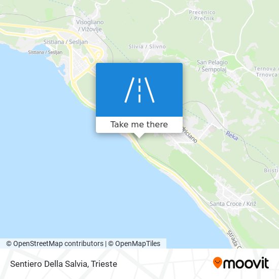 Sentiero Della Salvia map