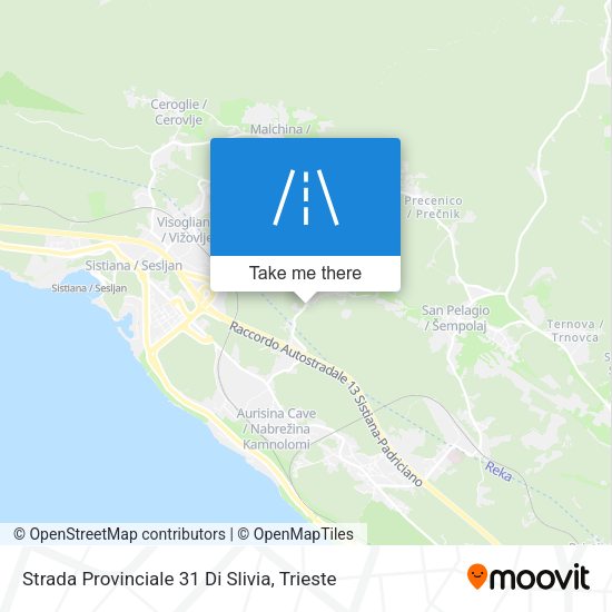 Strada Provinciale 31 Di Slivia map