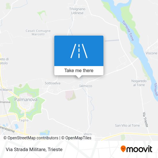 Via Strada Militare map