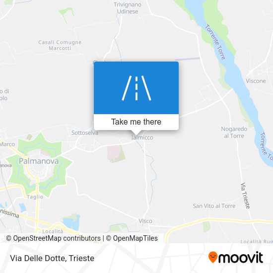 Via Delle Dotte map