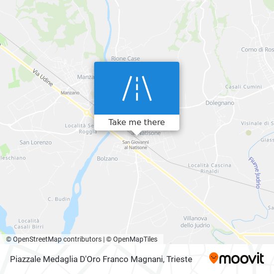 Piazzale Medaglia D'Oro Franco Magnani map