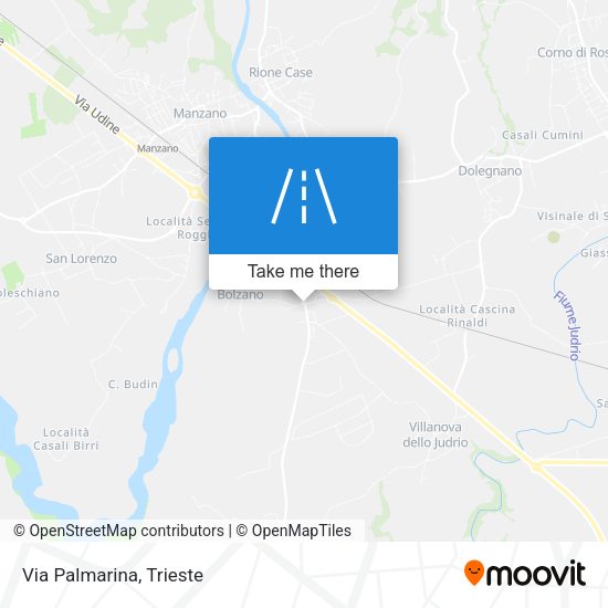 Via Palmarina map