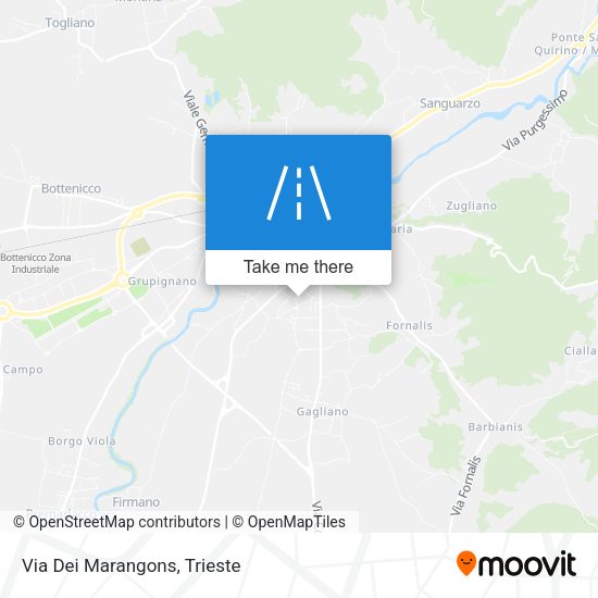 Via Dei Marangons map