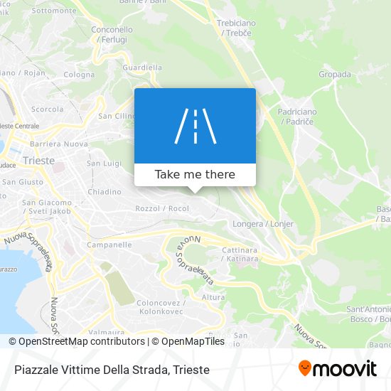 Piazzale Vittime Della Strada map