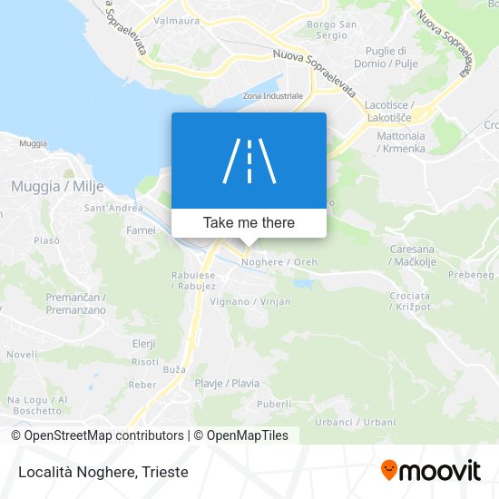 Località Noghere map