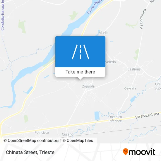 Chinata Street map
