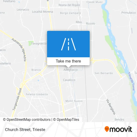 Church Street map