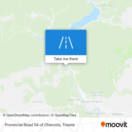 Provincial Road 54 of Chievolis map