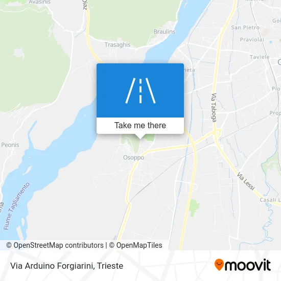 Arduino Forgiarini Street map
