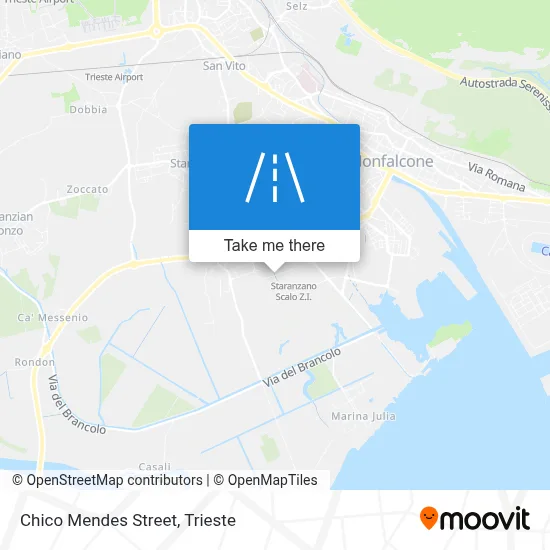 Chico Mendes Street map