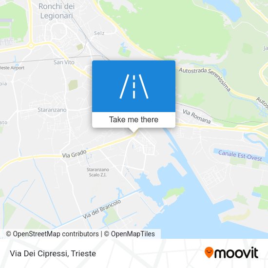 Via Dei Cipressi map