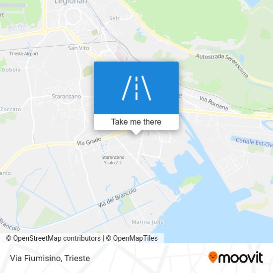 Via Fiumisino map