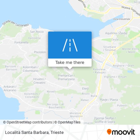 Località Santa Barbara map