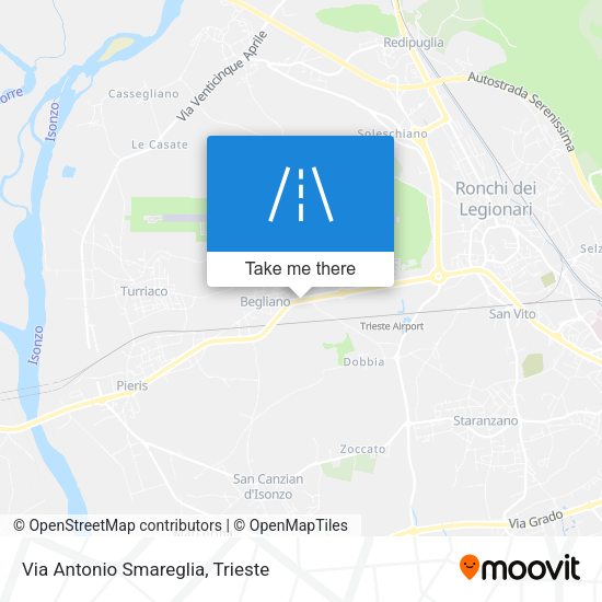 Via Antonio Smareglia map