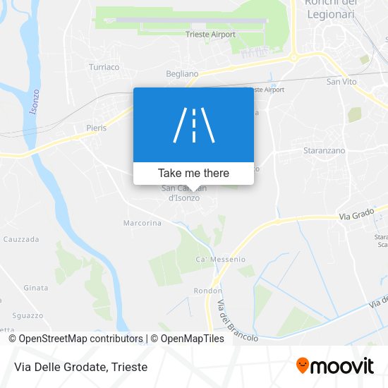 Via Delle Grodate map