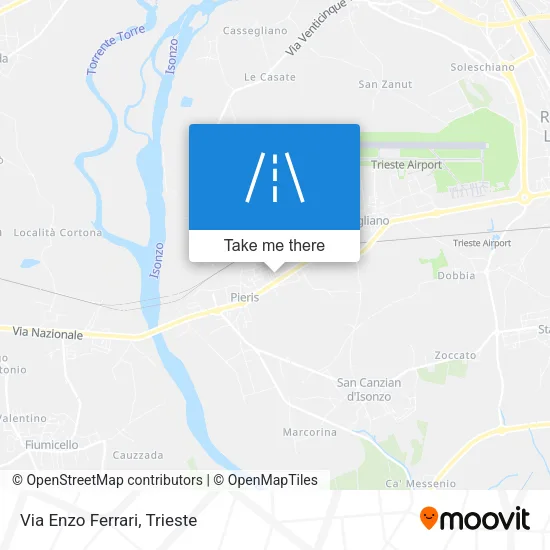 Via Enzo Ferrari map