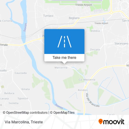 Via Marcolina map