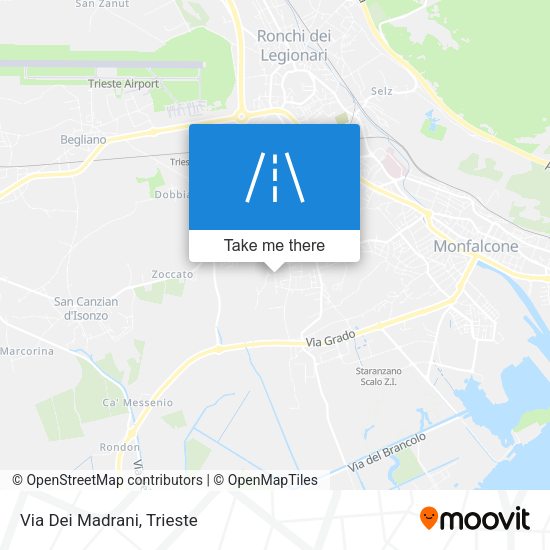 Via Dei Madrani map