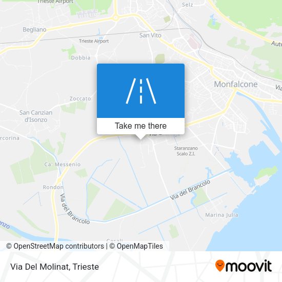 Via Del Molinat map