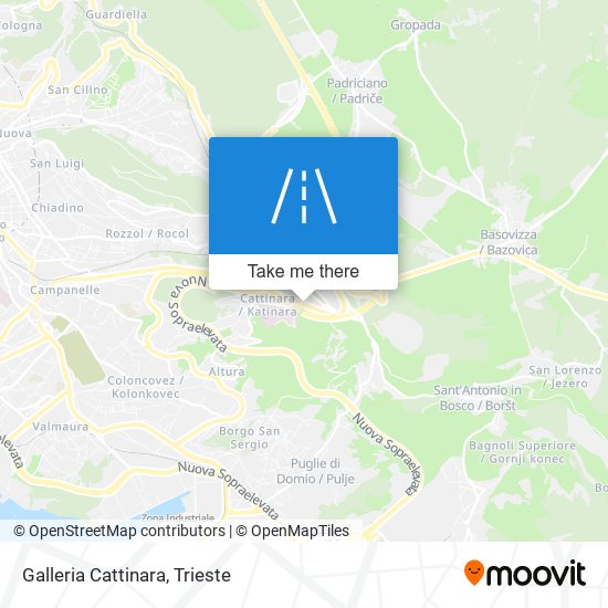 Galleria Cattinara map