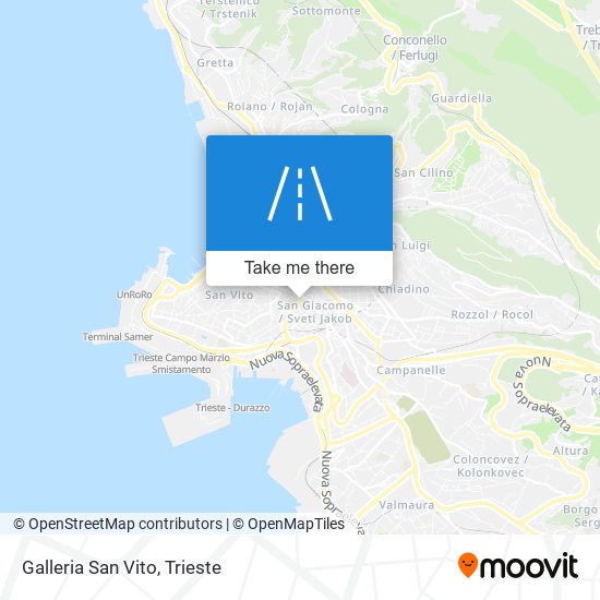 Galleria San Vito map