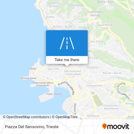 Piazza Del Sansovino map