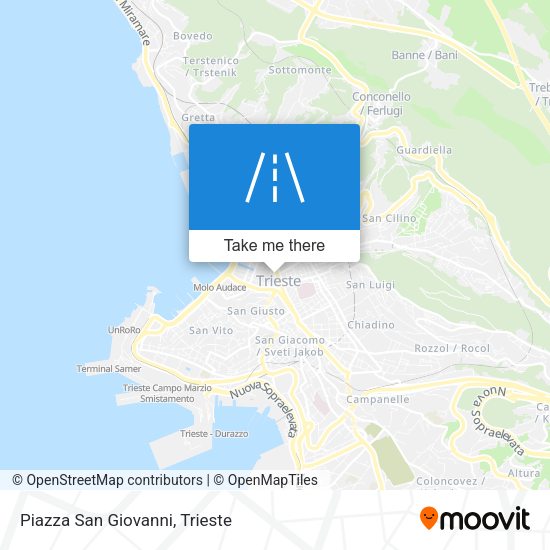 Piazza San Giovanni map