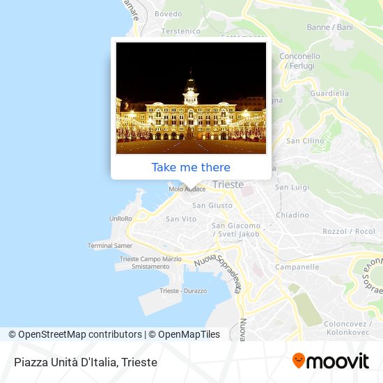 Piazza Unità D'Italia map