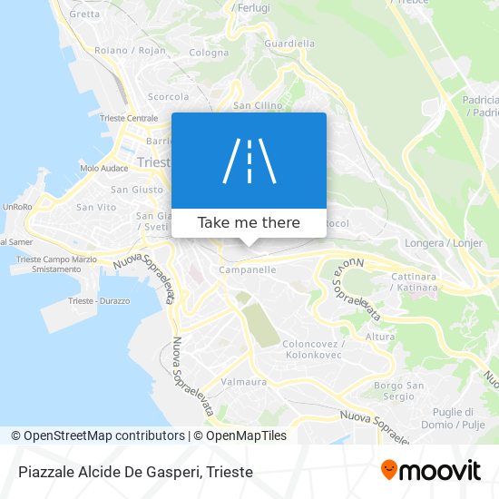 Piazzale Alcide De Gasperi map