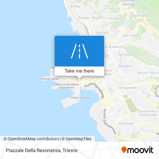 Piazzale Della Resistenza map