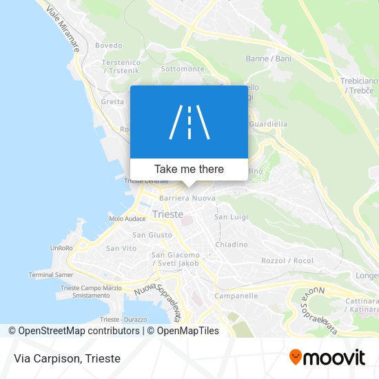 Via Carpison map