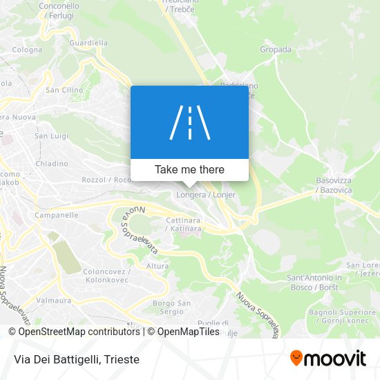 Via Dei Battigelli map