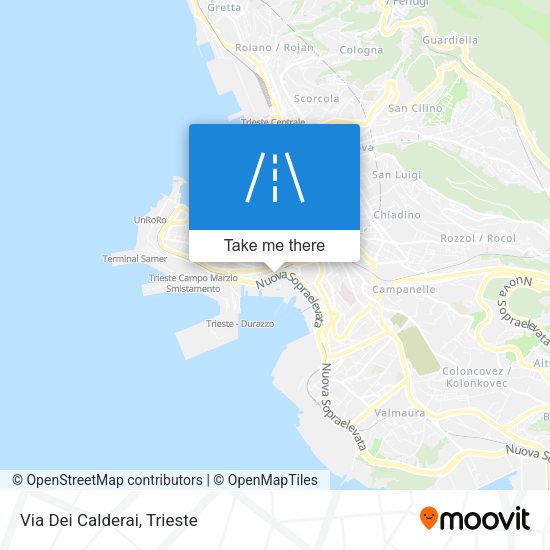 Via Dei Calderai map